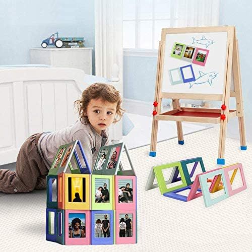 제네릭 Generic Funmaker Magnetic 10 Pieces Colorful Mini Photo Picture Frame Compatible with Fujifilm Instax Mini 11 9 8 8+ 70 7s 90 26 Instant Camera Film, Mini Link Smartphone Printer Films (Co