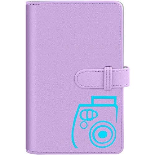 제네릭 Generic Funmaker 96 Pocket Wallet Photo Album Accessories for fujifilm Instax Mini 11/ 7s/ 8/8+/ 9/25/ 26/ 50s/ 70/90 Film, Instant Camera Printer(Not Fit for Square Films Picture) (Purple