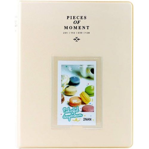 제네릭 Generic Funmaker Mini Photo Album, Each Picture Album Holds Up to 128 Photos, Fits for Fujifilm Instax Mini 9 Mini 8 Mini 90 Mini 25, Polaroid Snap PIC-300, Kodak Mini 3-Inch Film (White)