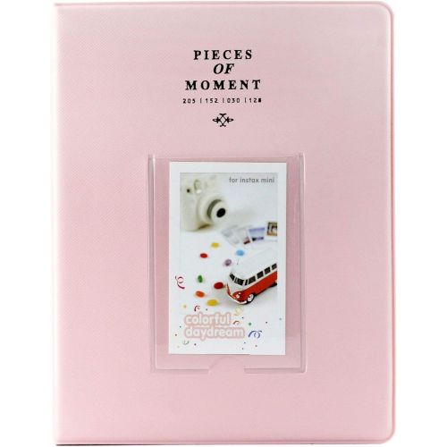 제네릭 Generic Funmaker Mini Photo Album, Each Picture Album Holds Up to 128 Photos, Fits for Fujifilm Instax Mini 9 Mini 8 Mini 90 Mini 25, Polaroid Snap PIC-300, Kodak Mini 3-Inch Film (Pink)