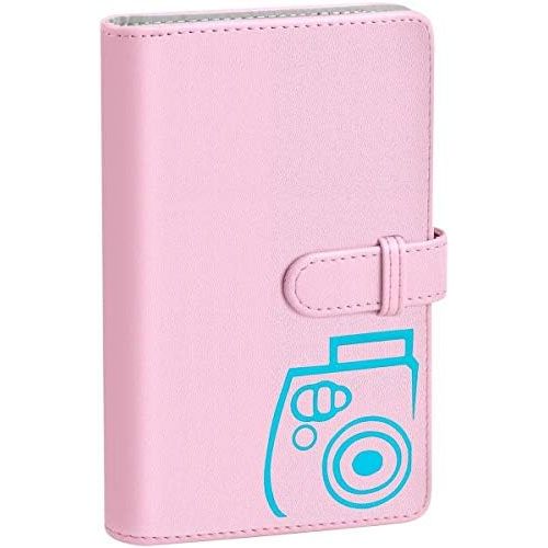 제네릭 Generic Funmaker 96 Pocket Wallet Photo Album Accessories for fujifilm Instax Mini 11/ 7s/ 8/8+/ 9/25/ 26/ 50s/ 70/90 Film, Instant Camera Printer(Not Fit for Square Films Picture) (Pink)
