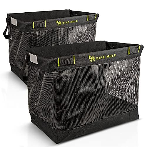 제네릭 Generic Bike Mule - Grocery Pannier Bags - The Ultimate Carrier Baskets for Shopping with Your Bicycle - Pair