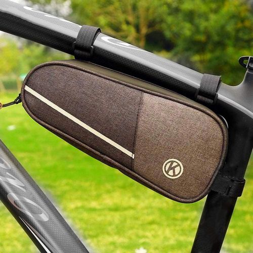 제네릭 Generic XIGUTI Triangle Bike Frame Bag,Waterproof Bicycle Storage Bag for Handlebar,Simple Mounting Bike Tool Bag,Outdoor Cycling Accessories Pack,Saddle Frame Pouch for Road Mountain Bike