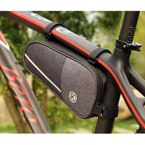 제네릭 Generic XIGUTI Triangle Bike Frame Bag,Waterproof Bicycle Storage Bag for Handlebar,Simple Mounting Bike Tool Bag,Outdoor Cycling Accessories Pack,Saddle Frame Pouch for Road Mountain Bike