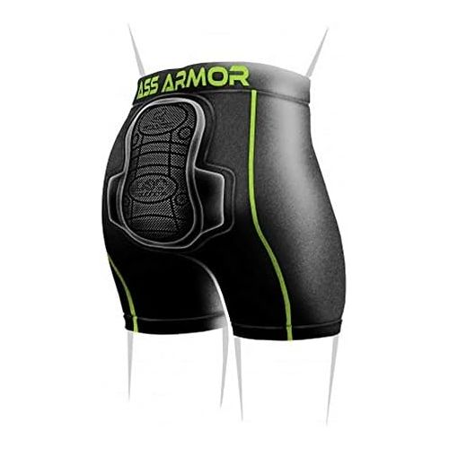 제네릭 Generic Protective Padded Compression Shorts for Snowboard,Skate and Ski for Tailbone