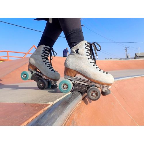 제네릭 Generic RollerWave Slide Block for Roller Skates - Easy Mounting to Quad Roller Skates for Sliding & Grinding on Rails, Coping, Curbs and More. for Outdoor Skating