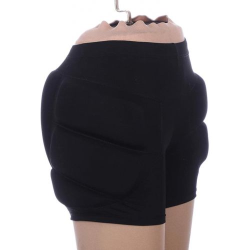 제네릭 Generic Skiing Skating Snowboarding Butt Protector Hip Padded Shorts Guard Pad - XS