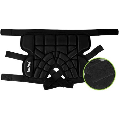제네릭 Generic 3D Padded Protection Hip EVA Short Pants Protective Gear for Kids & Adults Skating Riding Roller Skate, 25mm Thick, Shock Absorbing, Breathable - XL