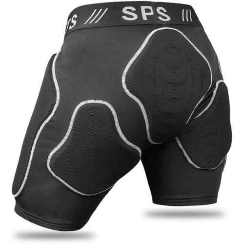 제네릭 Generic Protection Hip Pants,Riding Pants Skating Protective Gear Skiing Snowboards Mountain Bike Cycling Cycle Shorts - Select Sizes - L