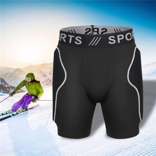 제네릭 Generic Protection Hip Pants,Riding Pants Skating Protective Gear Skiing Snowboards Mountain Bike Cycling Cycle Shorts - Select Sizes - L