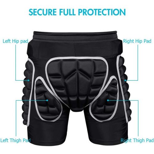 제네릭 Generic Protection Hip 3D Padded Protective Shorts for Snowboard Skate and Ski