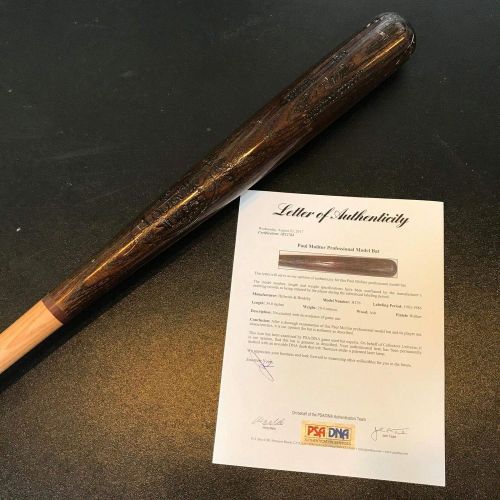 제네릭 Generic 1983 Paul Molitor Signed Game Issued Louisville Slugger Bat PSA DNA COA