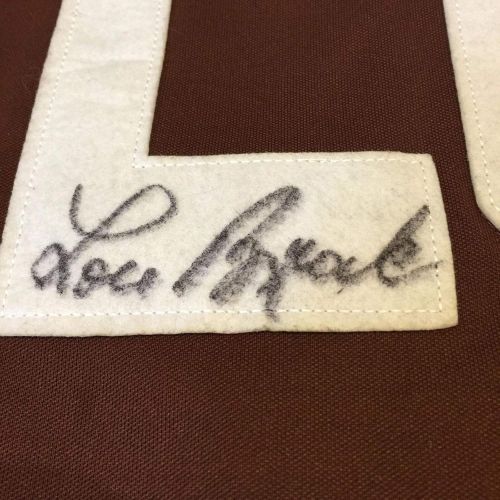 제네릭 Generic Rare Lou Brock Signed Authentic Louisville Slugger Signature Jersey JSA COA