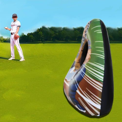 제네릭 Generic Inflatable Baseball Target Set with 4 Soft Balls, Fun Target Sports Game for Boys and Gils, Indoor Outdoor Backyard Party Toss Games