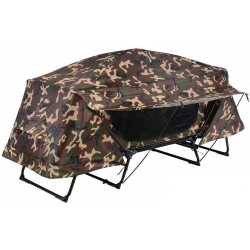 제네릭 Generic Jatee Folding Single Camping Tent Cot Portable Outdoor Hiking Bed Rain Fly Tents Camping Tent Large Tent Tents Large Tents Portable Tent Tent for Camping Small Tents Large Tent for