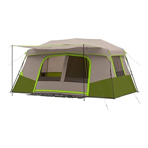 제네릭 Generic 11-Person Camping Tent with Private-Room, Portable Instant Cabin Tent for Family Camping, Traveling, Hiking, Picnicking, Easy Set Up and Storage - 14 x 14