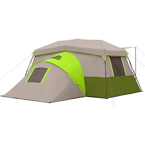 제네릭 Generic 11-Person Camping Tent with Private-Room, Portable Instant Cabin Tent for Family Camping, Traveling, Hiking, Picnicking, Easy Set Up and Storage - 14 x 14