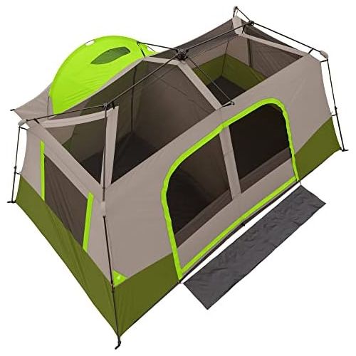 제네릭 Generic 11-Person Camping Tent with Private-Room, Portable Instant Cabin Tent for Family Camping, Traveling, Hiking, Picnicking, Easy Set Up and Storage - 14 x 14