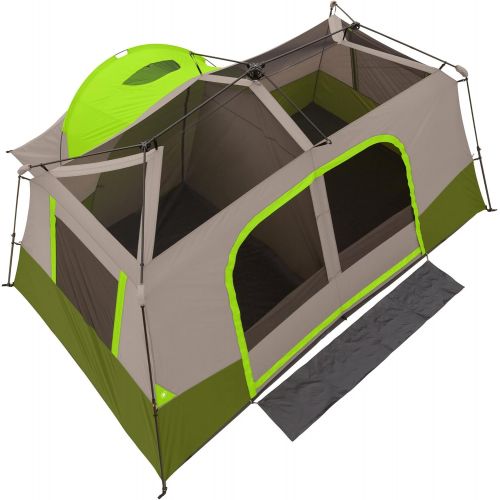 제네릭 Generic 11-Person Camping Tent with Private-Room, Portable Instant Cabin Tent for Family Camping, Traveling, Hiking, Picnicking, Easy Set Up and Storage - 14 x 14