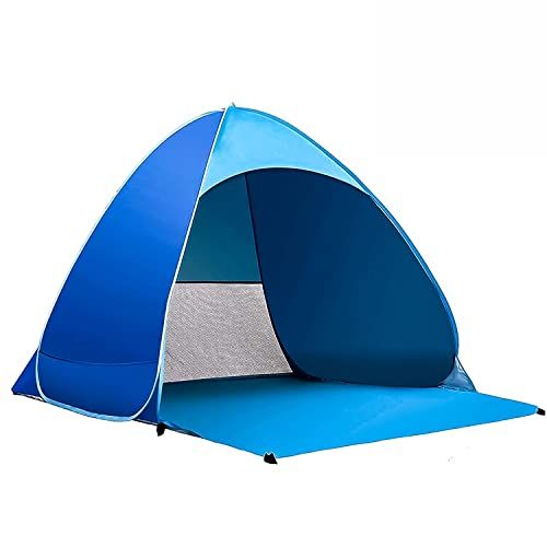 제네릭 Generic Beach Tent Camping Tent, Sun Shelters Portable Tent for Family Camping Fishing Picnic, Anti-UV Effects, Keeping You and Your Family Away from The Damage of The Strong Sunshine