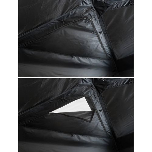 제네릭 Generic 6-Person Camping Tents, Tents for Camping Hiking Backpacking, Fits 2 Airbeds, Lightweight Camping Tent with Rainfly Included