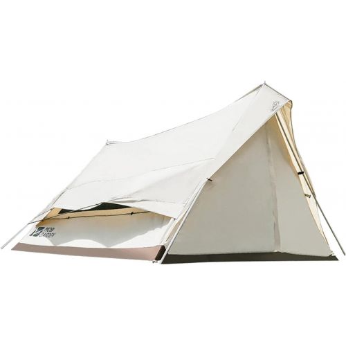 제네릭 Generic Cotton Canvas Tent Waterproof Windproof 210x260x150cm 2-3 People Family Tent Portable Tent Camping Tent for Hiking Camping Outdoor