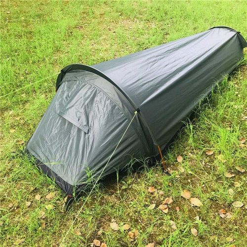 제네릭 Generic Jatee 1-Person Folding Camping Tent Cot Outdoor Waterproof Hiking Bed Carry Bag Tent Tents Camping Tent Large Tent Tents Large Tents Portable Tent Tent for Camping Small Tents Larg