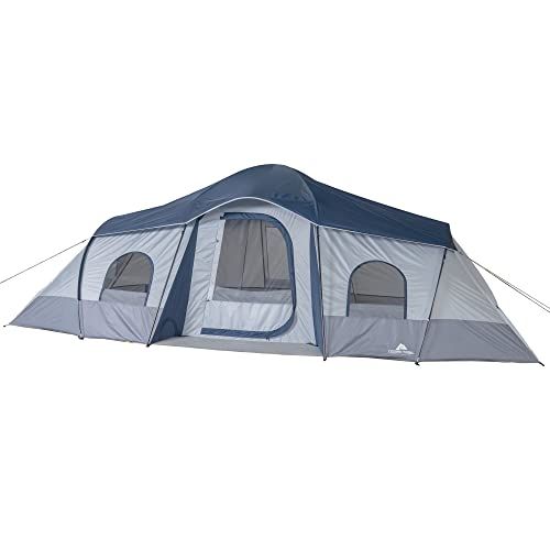 제네릭 Generic 3-Room Cabin Tent with 2 Side Entrances 10-Person