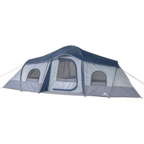 제네릭 Generic 3-Room Cabin Tent with 2 Side Entrances 10-Person