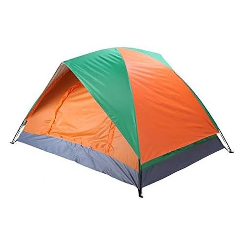 제네릭 Generic MuGuang 6.56 inch x 4.92 inch x 3.61 inch 2 Person Tent Camping Dome Tent with Carry Bag, Lightweight Portable Backpacking Tent for Outdoor CampingHiking
