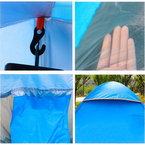 제네릭 Generic Instant Automatic pop up Camping Tent for 1-2 Persons Portable Waterproof UVA Protection Perfect for Beach Outdoor. High Strength Material for a Support Frame, Elastic and Quick Op