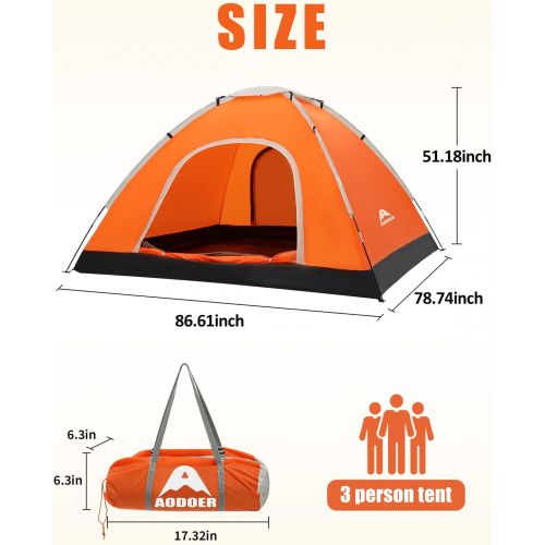 제네릭 Generic 2-3 Person Dome Tent- Rain Fly & Carry Bag- Easy Set Up for Camping, Backpacking, Hiking & Outdoor