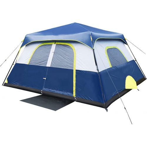 제네릭 Generic Camping Tents, 6/8 Person 60 Seconds Set Up Camping Tent, Waterproof Pop Up Tent with Top Rainfly, Instant Cabin Tent, Advanced Venting Design, Provide Gate Mat