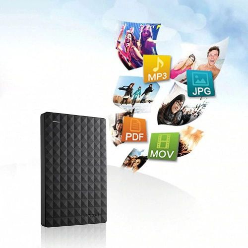 제네릭 Generic HDD Drive Disk 4TB2TB1TB500GB USB 3.0 HDD 2.5 (500GB, Black)