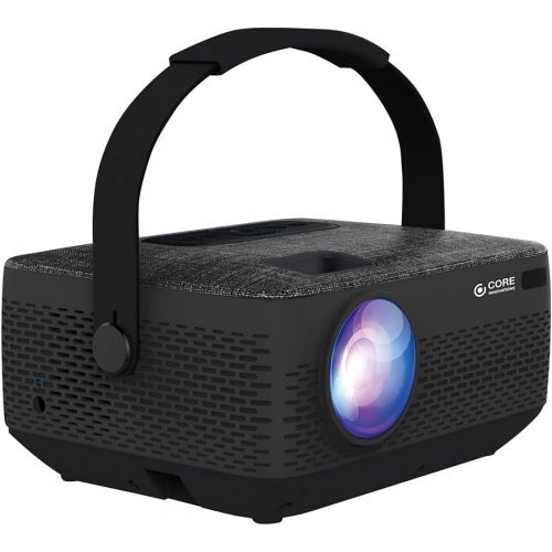 제네릭 Generic HD Portable LCD Home Theater Projector (supports up to 1080p) with Rechargeable Battery Core Innovations CJR720BLHD