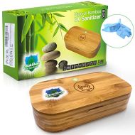 Generic Makbox UV Phone Sanitizer ? UV Sanitizer with Wireless Charging ? Portable Sanitizer Made with Natural Bamboo ? UV Phone Cleaner for Glasses, Keys or Cards ? Phone Sterilizer with