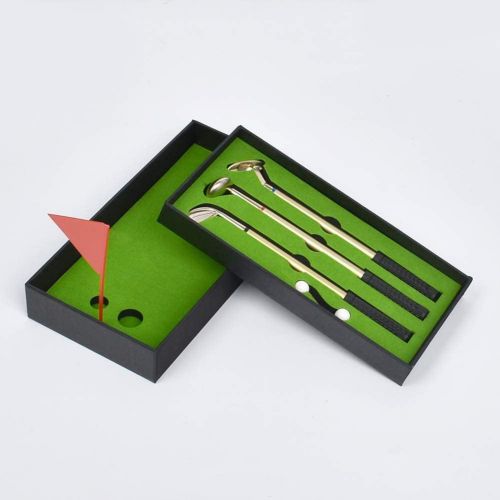 제네릭 Generic Mini Golf Club Pen Set Gifts for Man Dad Funny Office Souvenir Birthday Gifts for Boss Coworker Unique Novelty Golf Game Desktop Toys Cute Mini Putting Green Golf Course