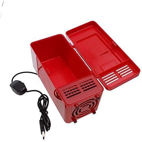 제네릭 [아마존베스트]Generic Mini USB Fridge (RED)