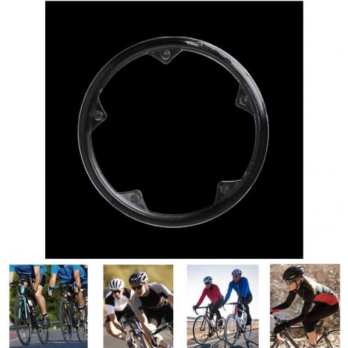 제네릭 Generic suoryisrty Bike Parts 5 Holes Bicycle Cycling Universe Crankset Protect Cover Cap Plastic Chain Wheel Cover Guard