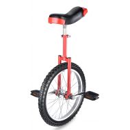 Generic Astonishing RED 18 Inch In Mountain Bike Wheel Frame 18 Unicycle Cycling Bike With Comfortable Release Saddle Seat