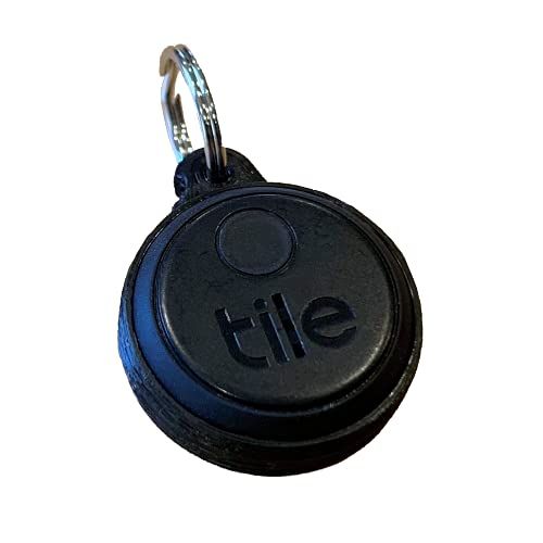 제네릭 Generic Case for Tile Sticker - find your keys, pets, cat, dog, rigid, strong, reliable, made in the USA (Black, 1-Pack 2020 Version)