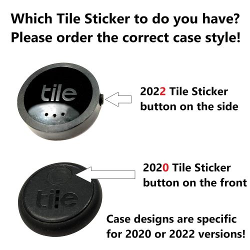 제네릭 Generic Case for Tile Sticker - find your keys, pets, cat, dog, rigid, strong, reliable, made in the USA (Black, 1-Pack 2020 Version)