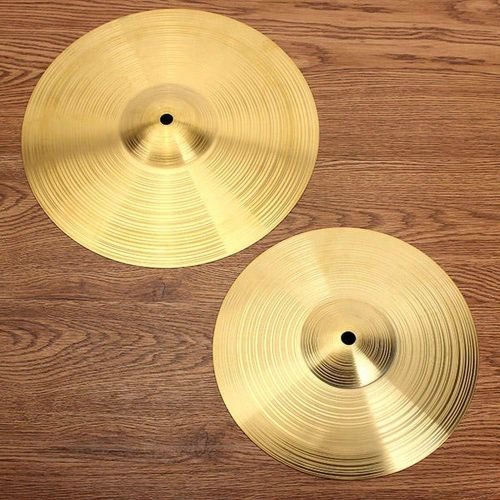 제네릭 [아마존베스트]Generic Splash Crash Kide Hi-Hat Cymbals for Drum Kits - Brass (Pack of 1)