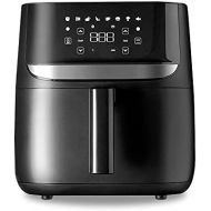 Generic Hot Air Fryer XXL 5.7 L, Airfryer Digital 1700 W LED Touch Screen, Multifunctional Without Oil Fryer Hot Air Fryer Air Fryer 8 Programmes, 5 6 People, 80 200 °C