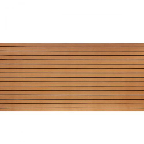 제네릭 Generic 1Pcs 35.4 x 106.30 Marine Boat Sheet Teak Decking Boat Flooring Mats Yacht Flooring EVA Foam Floor Sheet Self-Adhesive Mat, 5mm/6mm Thickness