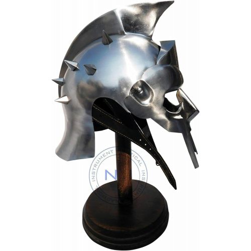 제네릭 할로윈 용품Generic GlobalMart Medieval Skeleton Armour Helmet Viking Mask Spectacle Roman Helmets With Stand Halloween costume