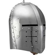 Generic GlobalMart Antique Medieval Helmet HMB 18 Guage Steel Medieval Gothic Knight Helmet Gift Halloween costume