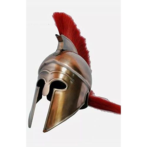 제네릭 할로윈 용품Generic Steel Helmet Greek Spartan Helmet Armor Wearable Costume Helmet for Halloween