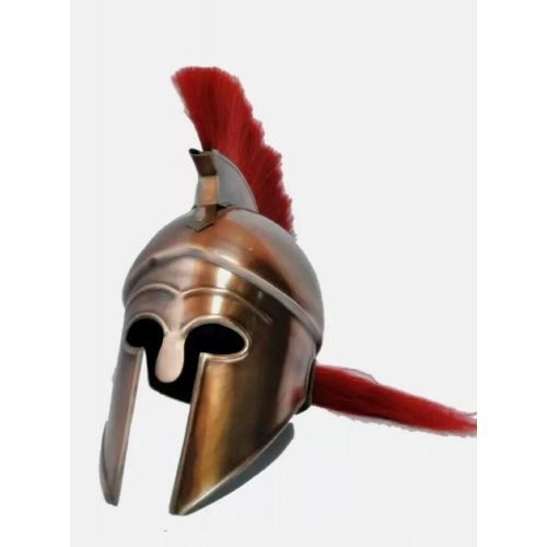 제네릭 할로윈 용품Generic Steel Helmet Greek Spartan Helmet Armor Wearable Costume Helmet for Halloween