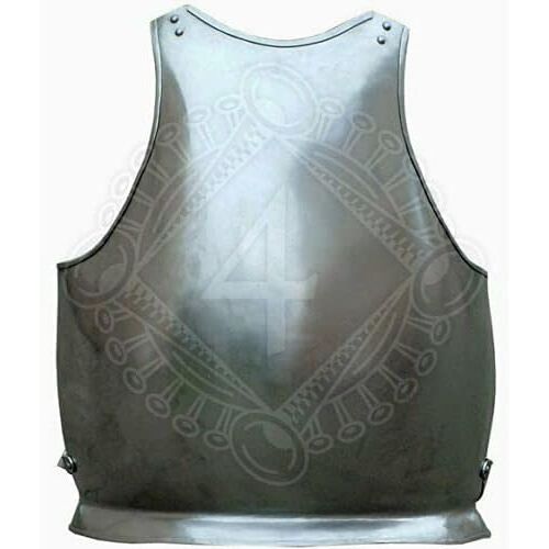 제네릭 할로윈 용품Generic GlobalMart Medieval Knight Warrior Cuirass Iron breast plate with back leather straps Halloween Costume